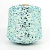 Hand-Knitted Bright Cotton Yarn with Sequins, 3MM+6MM, Combed and Fancy