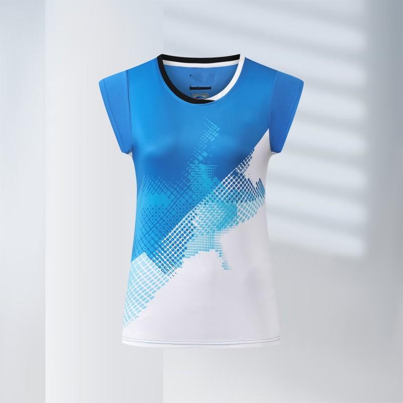 Quick-Dry Badminton Shirt Men Women Sport T-Shirt Athletic Top Youth Student Competition Wear