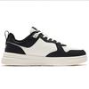 Hongxing Erke Unrestrained Trendy Comfortable Non-Slip Wear-Resistant Low-Top Skate Shoes Men sneakers Micro-Crystal-White Black V1125101423-002