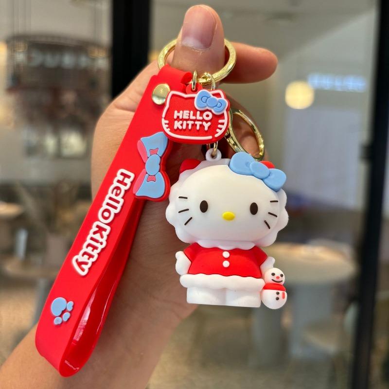 Sanrio hello kitty keychain kt cat pendant hello kitty doll key ring accessories small gifts