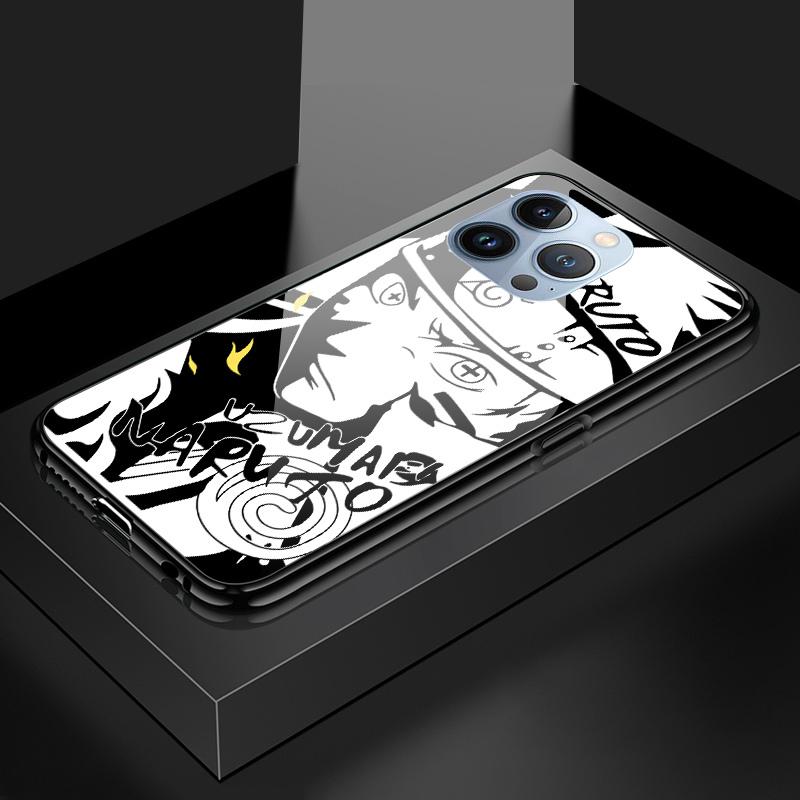 Handyhülle aus gehärtetem Glas für Huawei P30Lite Honor 90Lite 9X X6A X9B Infinix Hot40 Note30 Tecno Spark20 Moto G15 G22 Weiche Kante Stoßfest Glatte Hülle