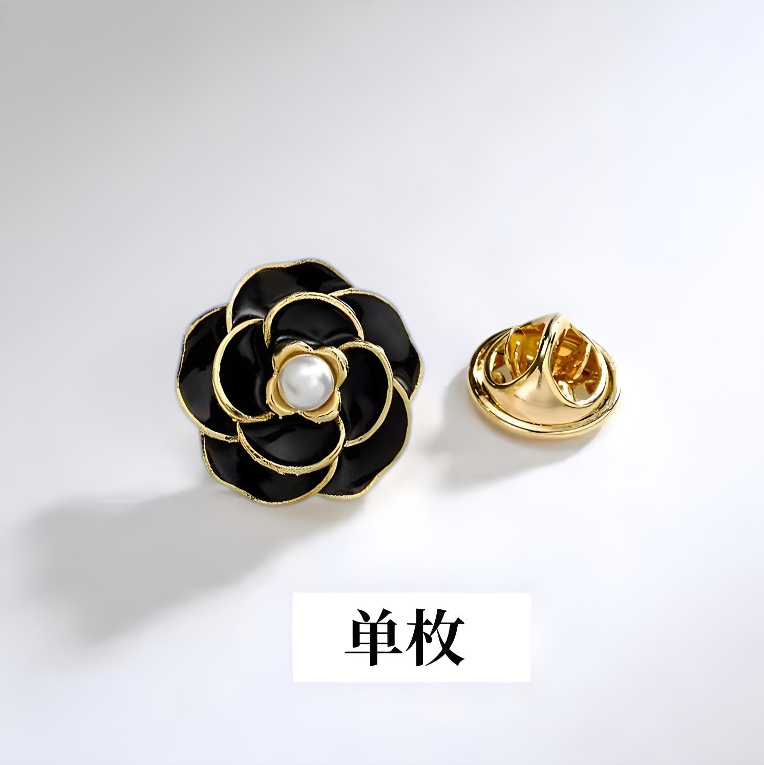 

Камелия Анти-свет Артефакт Маленькая Брошь Женская Изысканная Жемчужная Брошь Булавка Скрытая Кнопка Фиксированная Одежда Аксессуары