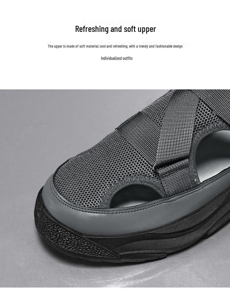 Herren Atmungsaktive Sommer-Sneaker mit geschlossener Zehe & Strandsandalen