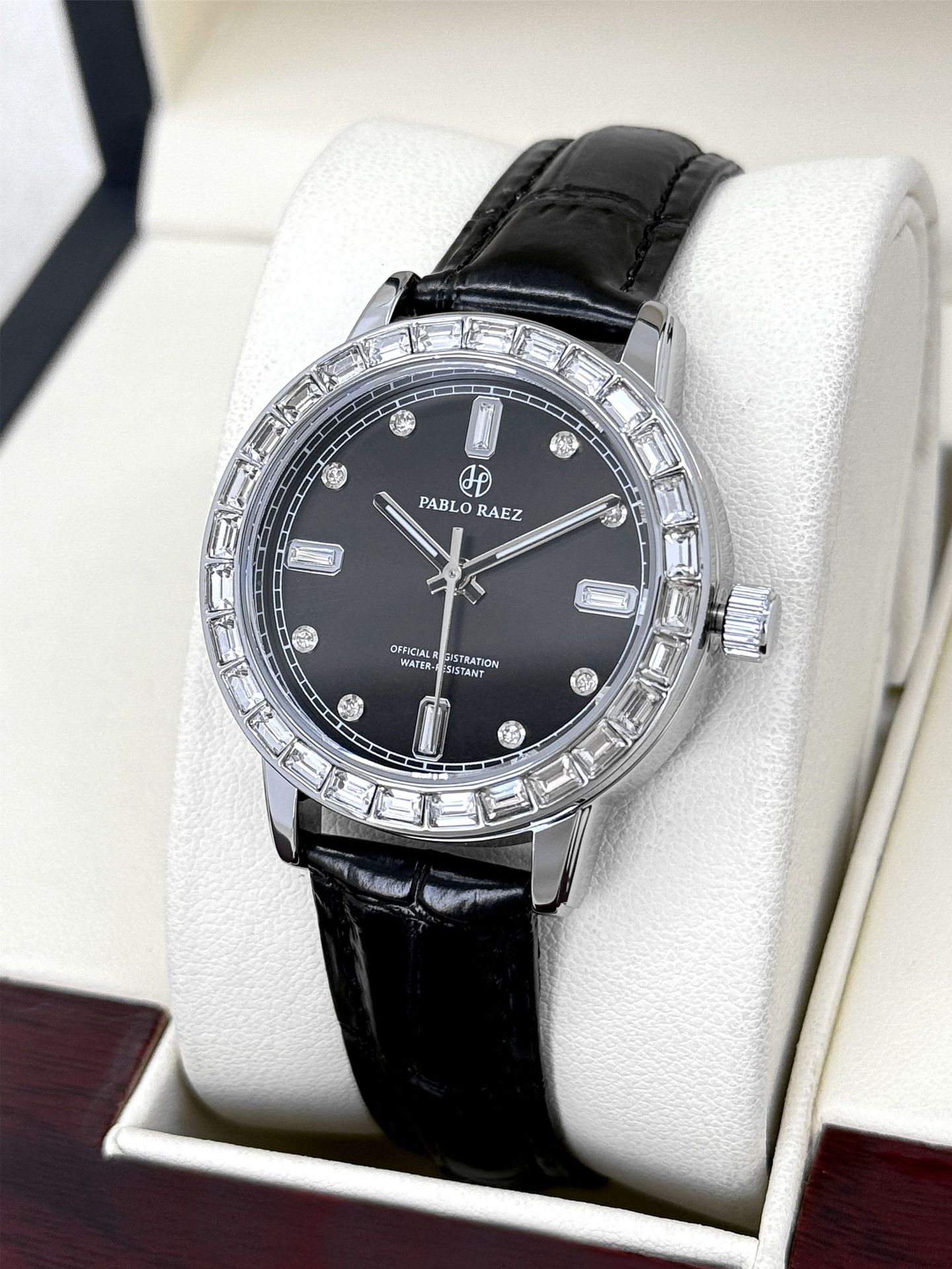 

CQ387 Fashionable diamond studded Man watch waterproof luxury quartz watch casual clock giftwatches for man