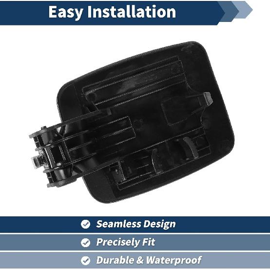 Fuel Tank Door for Hyundai Sonata 2010 2011 2012 2013 2014 Fuel Filler Door Assembly for Hyundai Sonata Hybrid 2011-2015 No.69510-3S000 Black Fuel