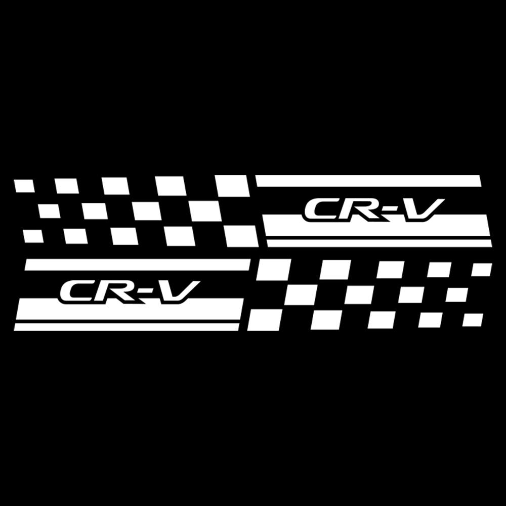 2PCS Car Styling Column Decals Window B Pillars Decorative Stickers For Honda Fit Civic Jazz CITY Accord CR-Z VTEC Vezel Insight