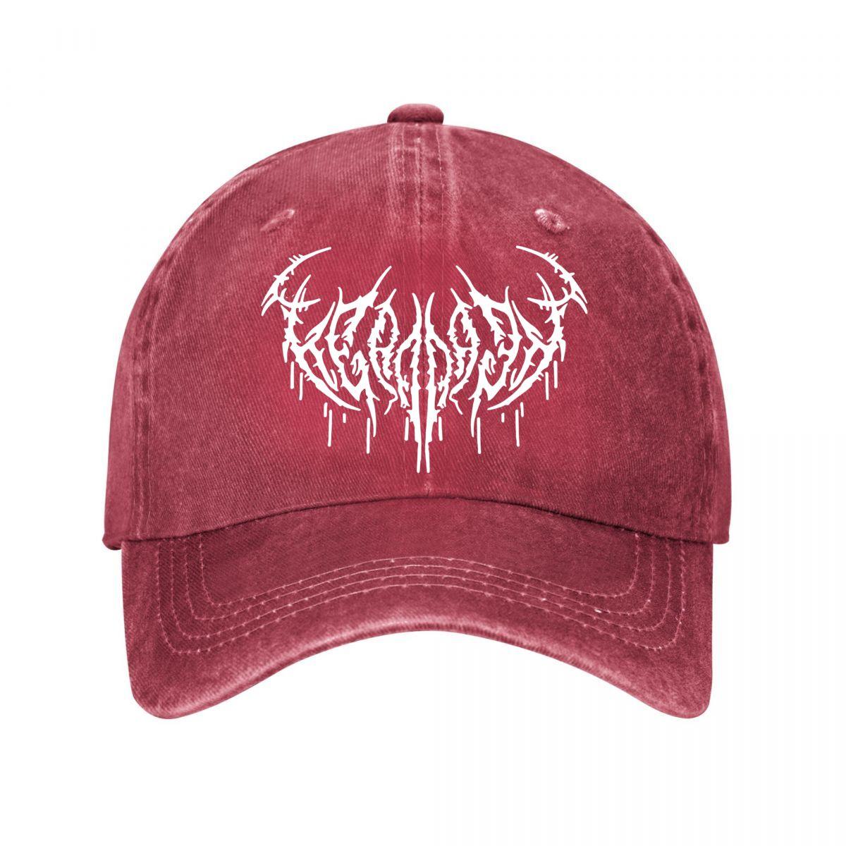 Vintage Metal Band Graphic Adjustable Daily Outdoor New Vintage Washed Cotton Baseball Cap Parent Kids Sun Hats Adjustable