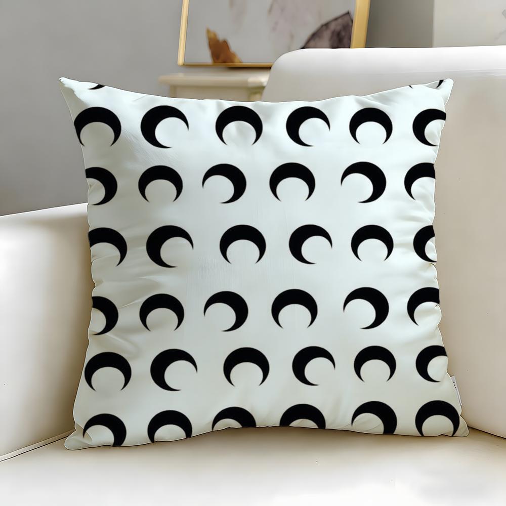 popular fashion brand Marine Serre Cushion Cover Soft EasyWash Pillow Case Versatile for Couch Bed Travel and Office