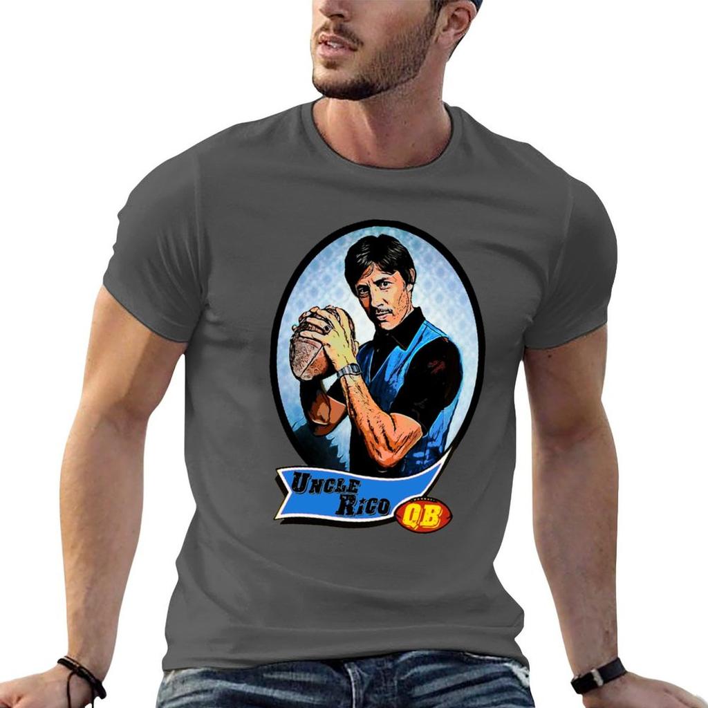 Onkel Rico Football Karte T-Shirt T-Shirts Designer Anime T-Shirts Oversize T-Shirt