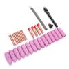 37-teiliges WIG Verschleißteilset Schweißbrenner-Kit Gaslinse Düse für WIG WP-17 WP-18 WP-26F SR-17 SR-26