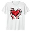 Hands Holding A Heart Symbol Of T-Shirt Kindness Compassion Love Graphic