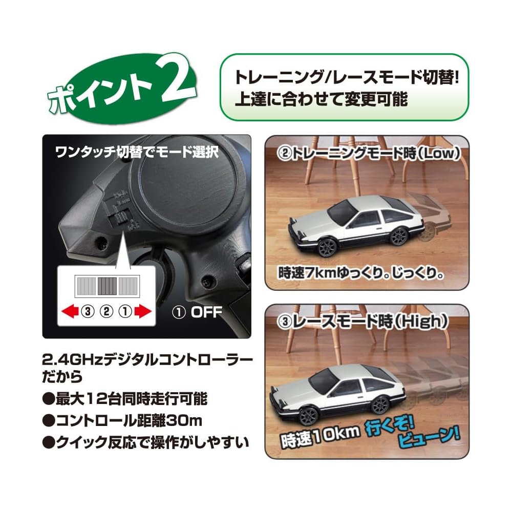 Kyosho Egg First Mini-Z Toyota Sprinter Trueno AE86 Model Car 1:28 Scale Collectible