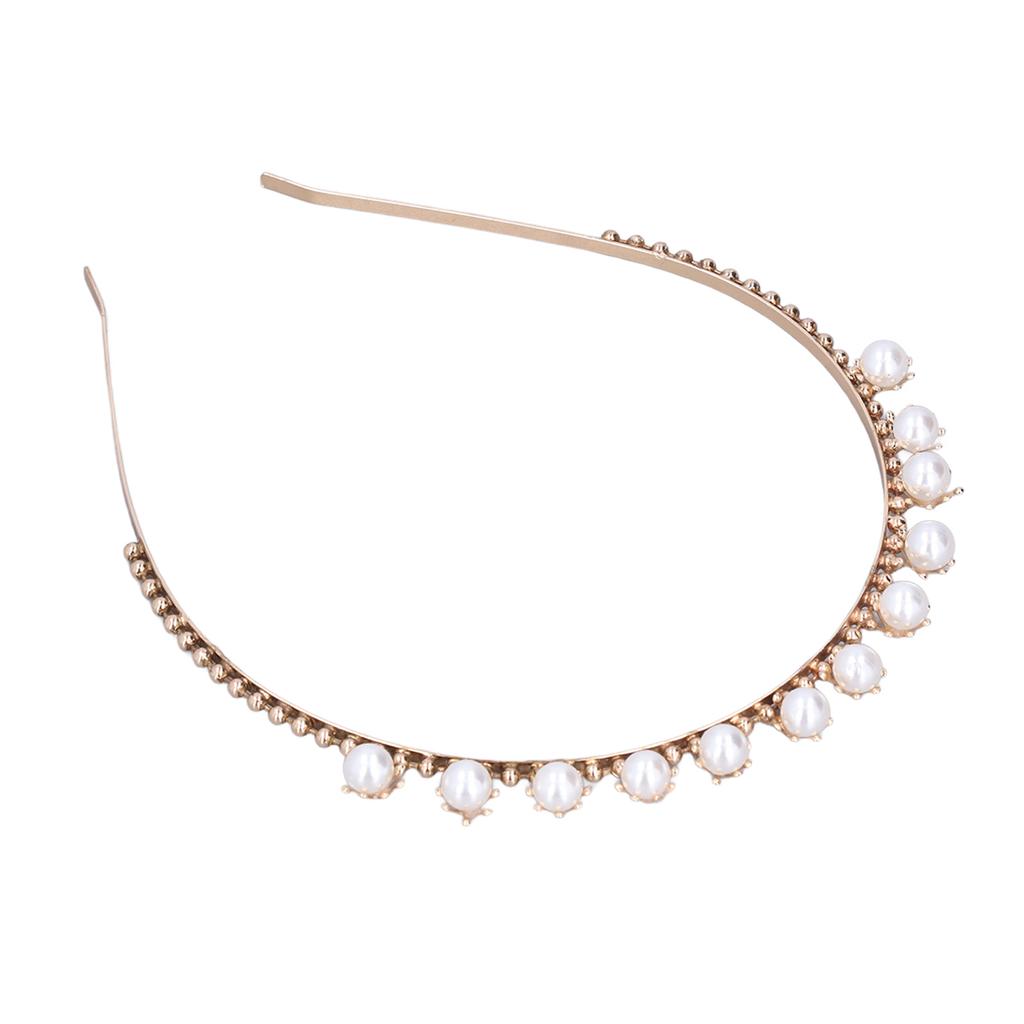 Imitation Pearl Headband Good Flexibility Beautiful Practical Exquisite Stylish Hairband Hair