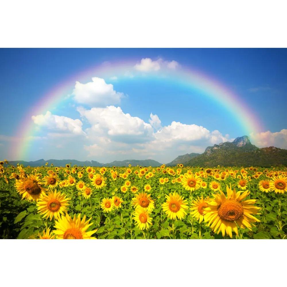 MOON.QG 2025 Spring Autumn Harvest Photography Background Golden Wheat Field Sunflower Hay Grass Backdrop Rustic Farm Photobooth 120x80cm