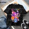 Kpop Demon Hunters Cartoon Tee Shirt Harajuku Cool Kids T-shirts Cotton Summer Tops Saja Boys Outfits Gift Baby Girl Boy Clothes