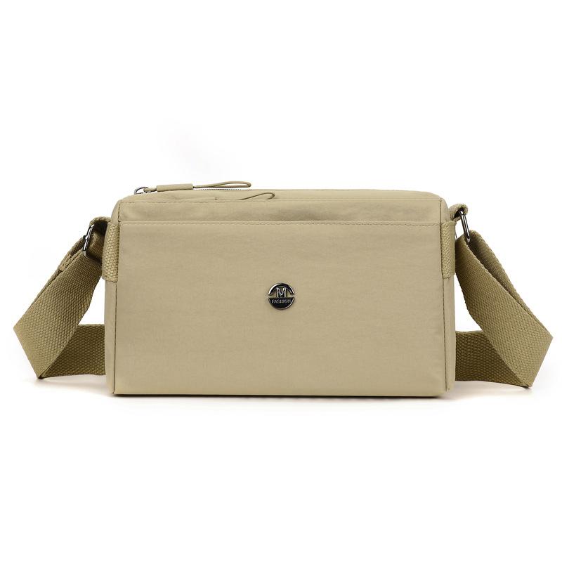 Women's Bag Nylon Shoulder Bag Solid Color Crossbody Small Square Bag
