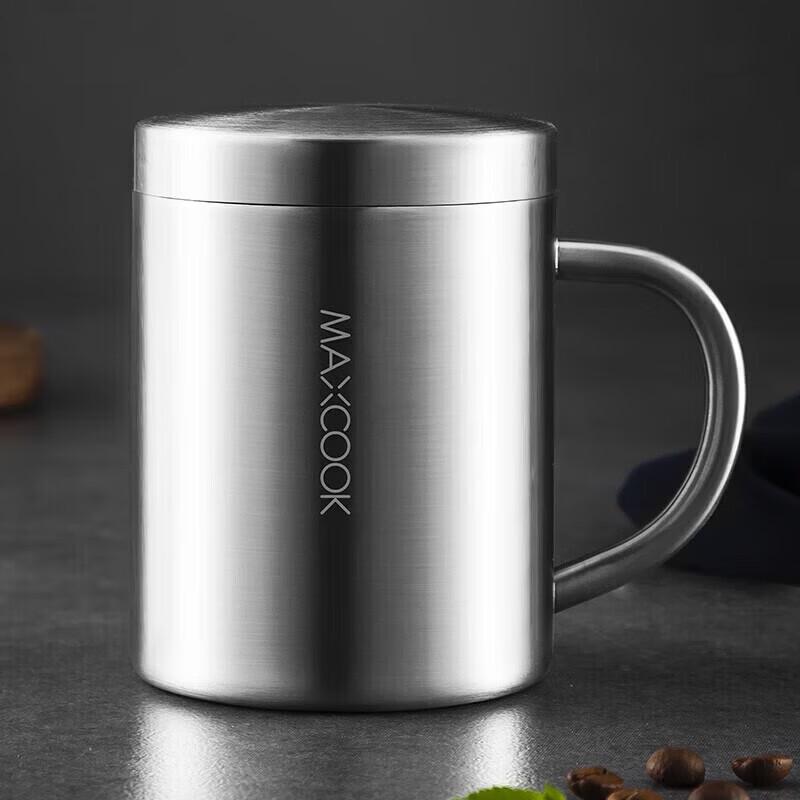MAXCOOK MCB649 Double-Layer Stainless Steel Mug