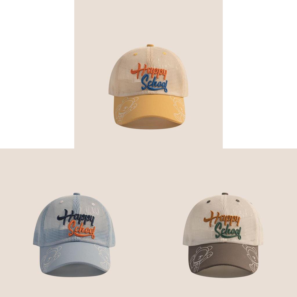 Childrens Summer Mesh Sun Hat With Wide Brim For Outdoor Play