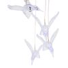 LED Solar Hummingbird Wind Chime Color Changing Solar Hanging Wind Chime Pendant Light for Outdoor Patio Garden Decoration
