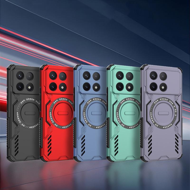 For Poco F6 Pro Case For Poco F7 Ultra F7 F6 Pro Cover Airflow Channels Heat Dissipation Shockproof Bumper For Poco F7 F6 Pro
