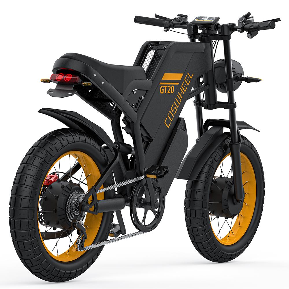 COSWHEEL GT20 Pro 20" Electric Dirt Bike 1000W*2 Dual Motor 48V 40Ah Battery