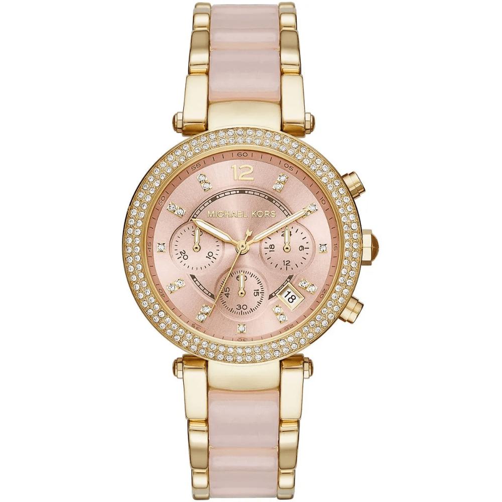 Michael Kors MK6326 Parker Pink Dial Ladies Watch