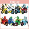Phantom Ninja Motorcycle Action Figure Plastic Building Blocks Toy For Kids