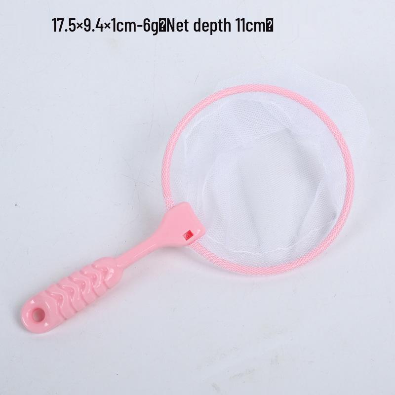 Summer Kids' Magnetic Fishing Toy Set with Net Bag & Scoop