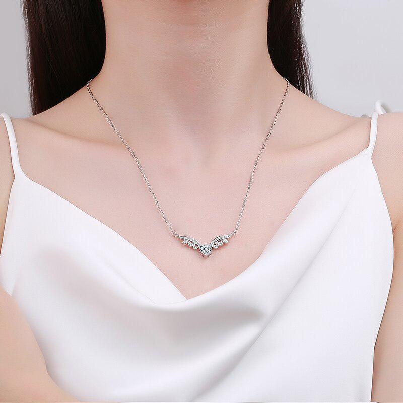 New Arrival Luxurious Angel 'S Wing Color Color On The Neck Necklaces Anniversary Giveaway For Women Present Jewelry X6803Luxury Jewelry