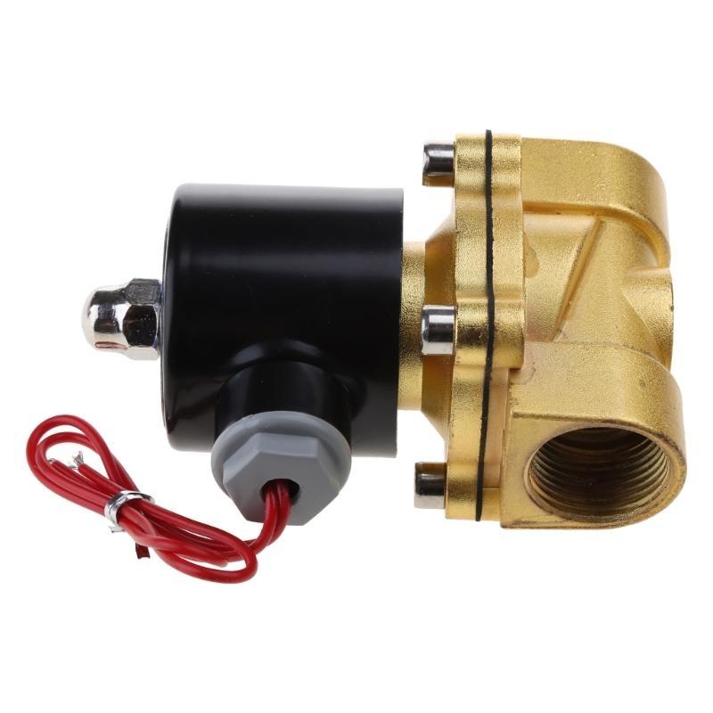 3/4" 220V Electric Solenoid for Valve Pneumatic 2 Port Water Oil Air Gas 2W-200-