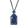 Jewelry Bird'S Nest Cut Black Gold Vintage Pendant Necklace Main Stone 15 * 20