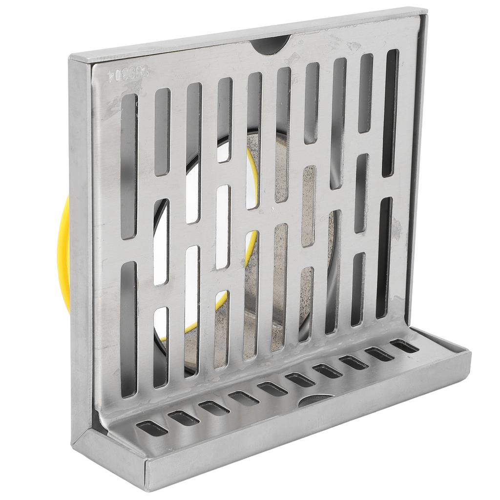 Corner Floor Drain L Shape Design Durable Stainless Steel Corrosion Resistant Wearable Widely Used