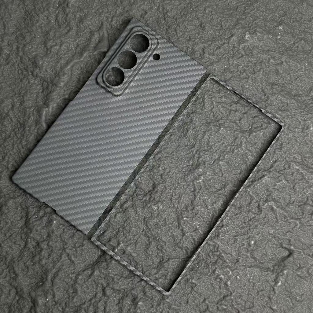 Kevlar Suitable for Samsung W25 Kevlar Mobile Phone Case Magnetic Absorbing W25 Ultra Thin Aramid Fiber Protective Case
