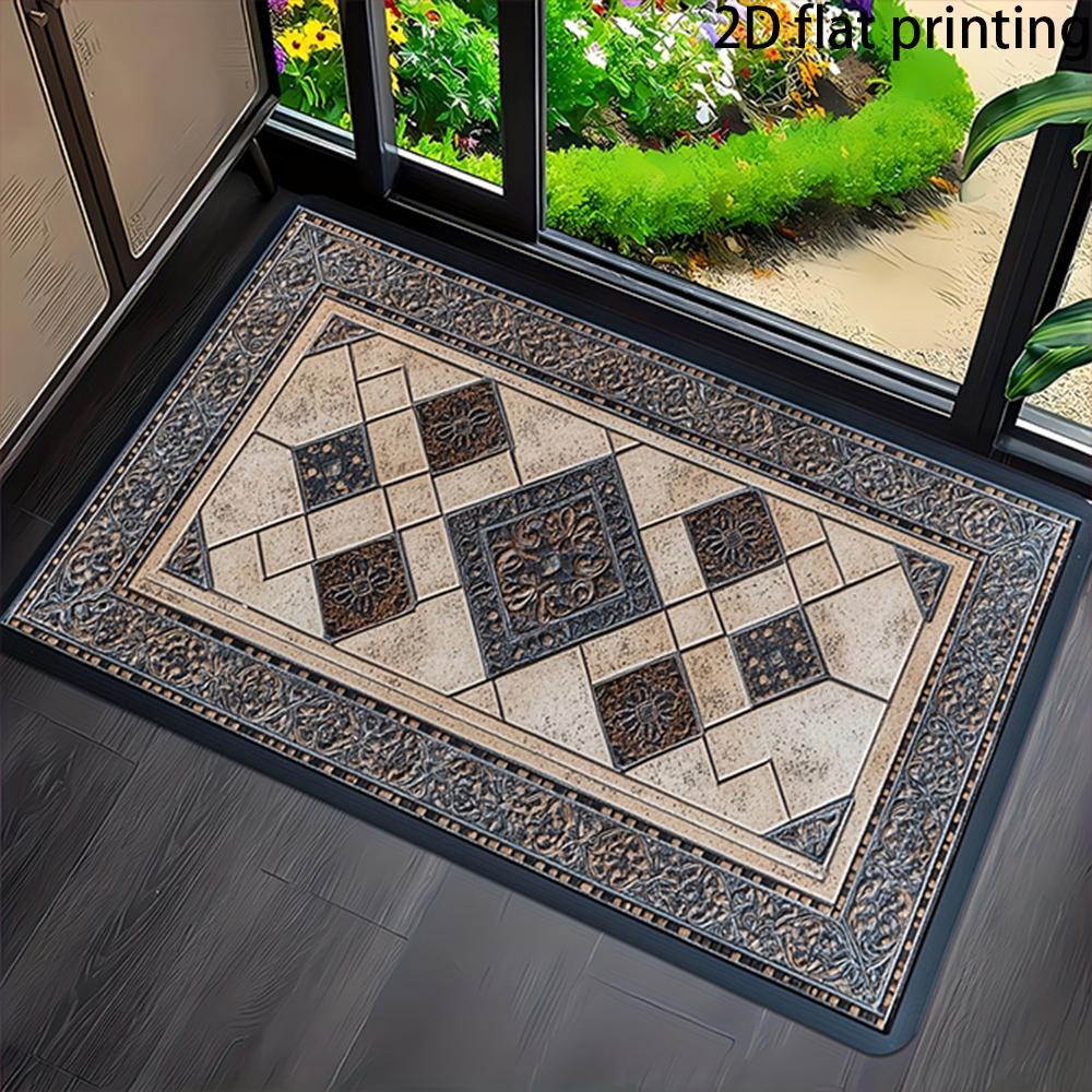 2D Flat-1PC Unique Doorway Floor Mats , Welcome Mats for Home Decoration.