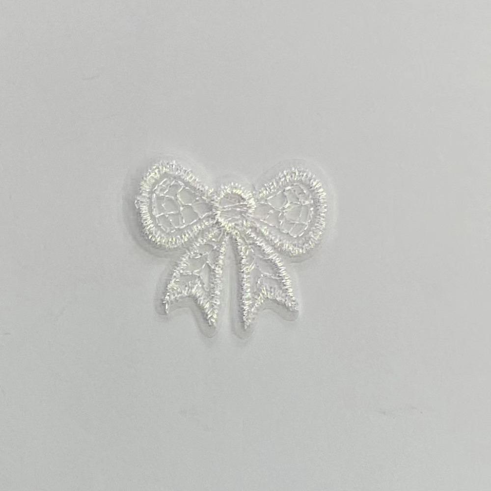 

20pcs European Style Bowknot Applique Mini Mesh Embroidery Patch DIY Accessory Material Exquisite DIY Handmade Accessories