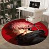 1pc Jujutsu Kaisen Satoru Gojo Anime Round Carpet for Office Chair Mat
