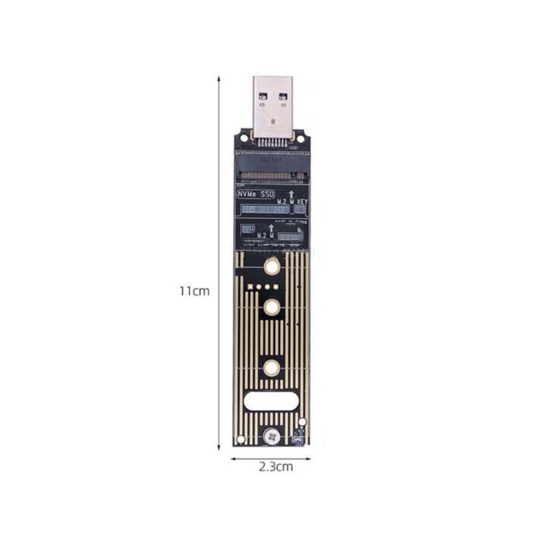 M.2 NVME SSDs to USB Adapter for Fast File Transfers Support for 2280 2260 2242 2230 Drive Type C/USB Interfaces