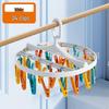 Foldable Multi-Clip Drying Rack for Clothes, Socks, and Underwear