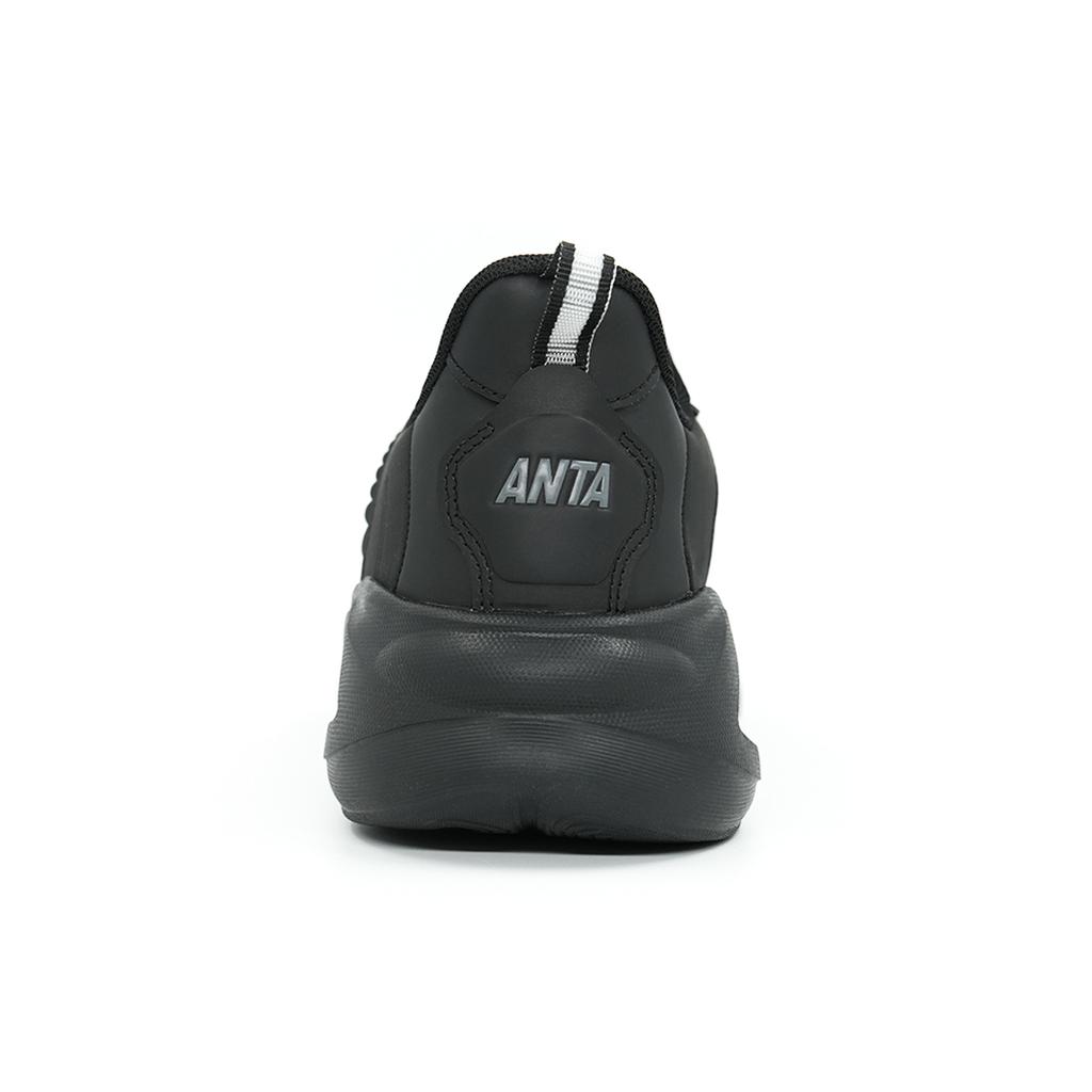 Anta Chao Bai Max Trendy Versatile Comfortable Non-Slip Wear-Resistant Low-Top Casual Shoes Men Casual Shoes Black 112518841R-3