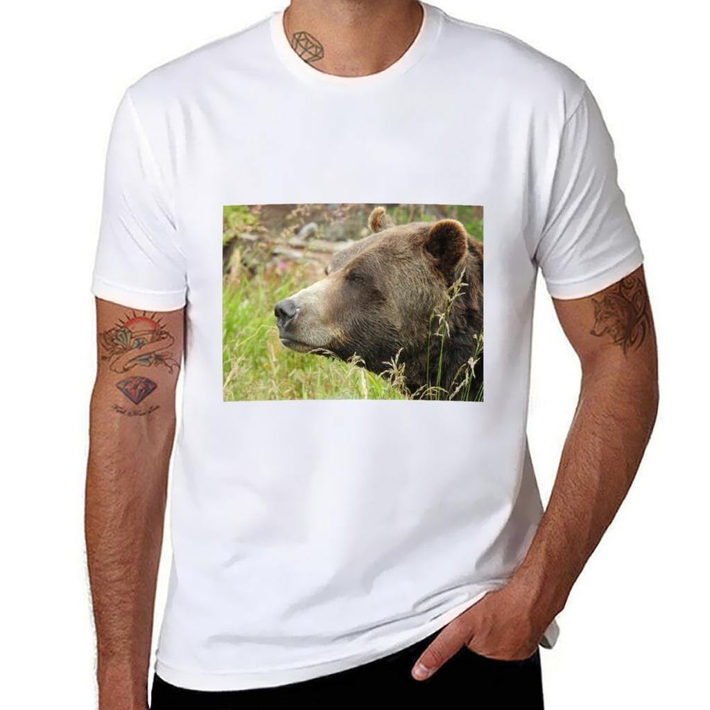 Alaskan Bear Tshirt Stylish Graphic Short Sleeve Top