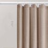Thickened Jacquard Waffle Shower Curtain Pure Color Waterproof Bathroom Partition Easy Install Privacy Screen