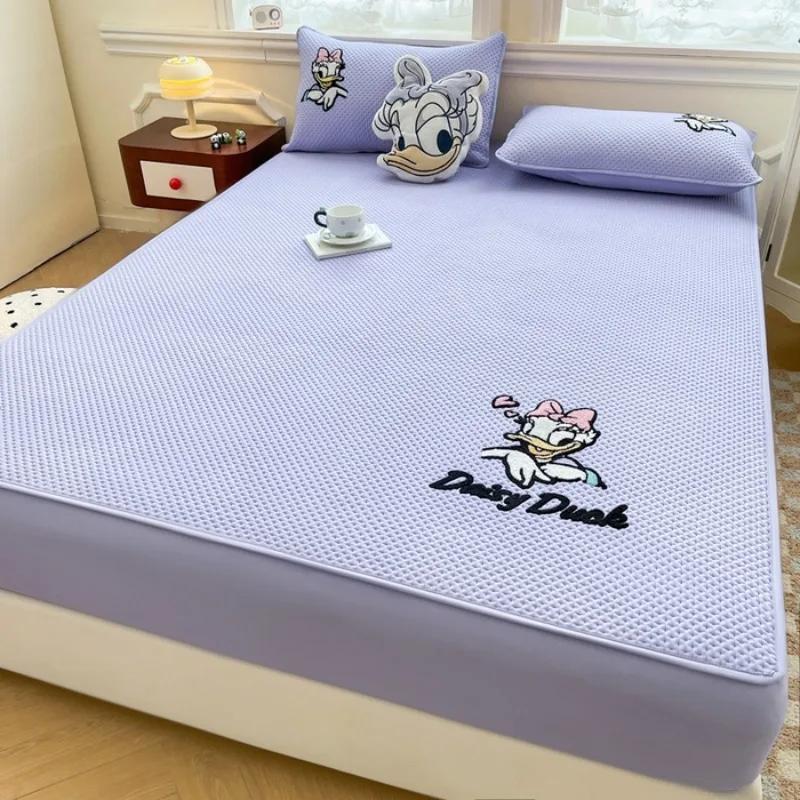 New Class A raw Cotton Polished Cartoon Wind Towel Embroidered Padded Mattress-Cute Pet Series Single-Piece Mattress