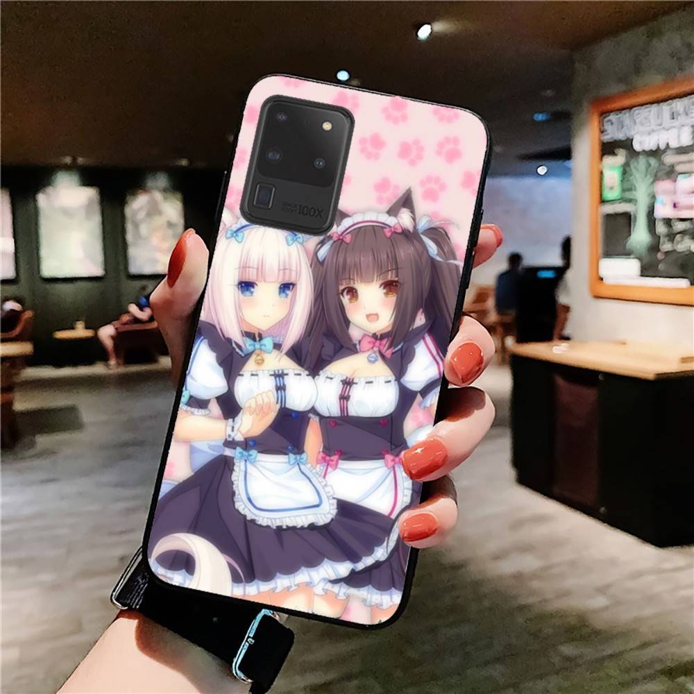 Classic Beautiful Girl NEKOAPARA Game Phone Case For Samsung S 9 10 20 21 22 23 30 23 24 Plus Lite Ultra FE S10lite Funda