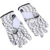 Kids Football Gloves Anti Slip Silicone Breathable Soft Elastic Adjustable Wrist White Youth Wide Re