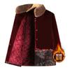 Padded jacket winter padded coat old lady winter velvet thickened coat