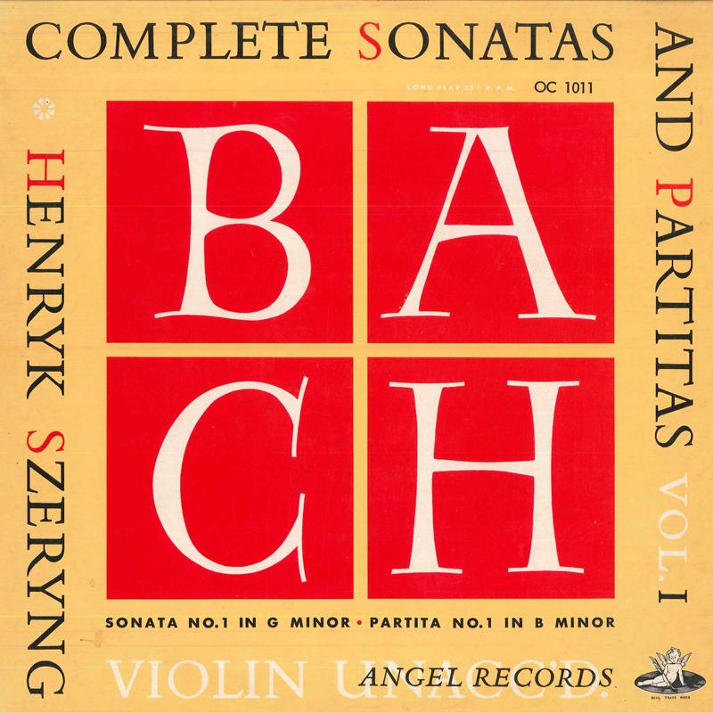 

LP Record HENRYK SZERYNG - J. S. Bach: Complete Sonatas And Pa OC1011 ANGEL Japan Classical Used