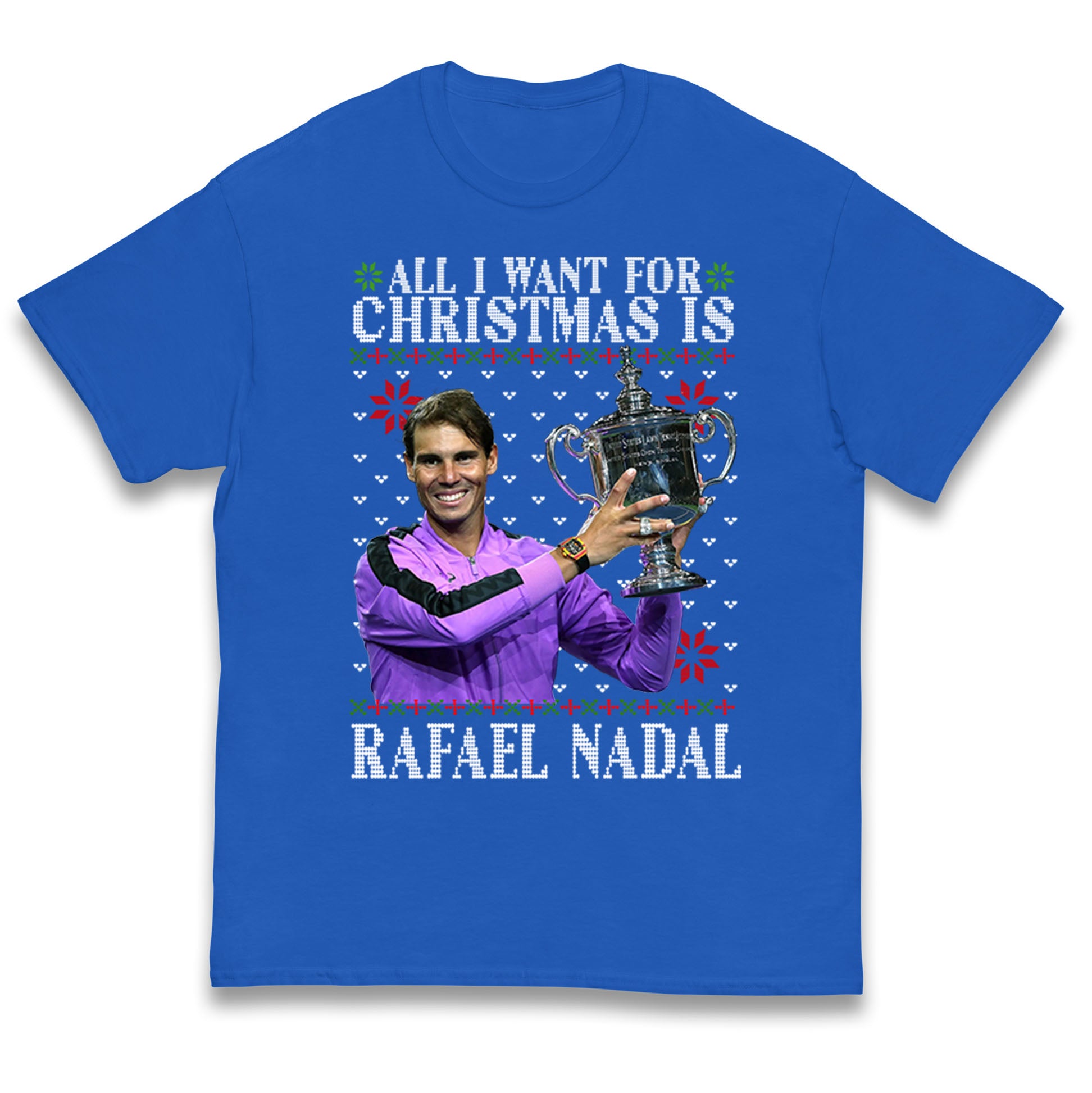 All I Want For Christmas Is Rafael Nadal Kids T Shirt 110