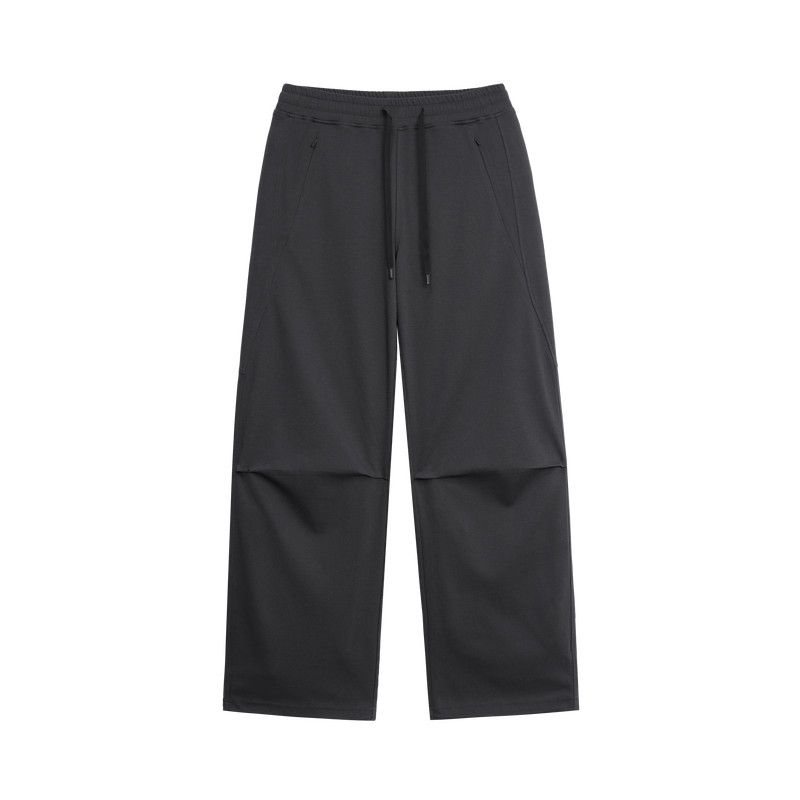 

Bodydream Fashionable Dawn Gray Sweatpants for Men 26 New Product Knee-Cinched Pleated Sports Wide-Leg Straight/Leg-Tapered Pants Dawn Gray XXL(95-110kg)