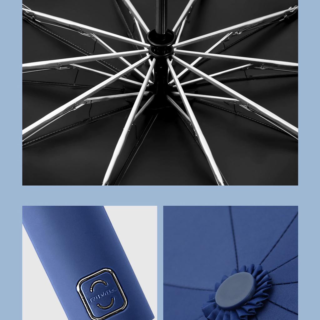 Automatic Umbrella Reverse Folding Business Umbrella With Reflective Strips