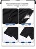 Black Quick-Drying Ice Silk Joggers: Summer Thin, Loose, High-Stretch, Plus Size Casual Sports Pants